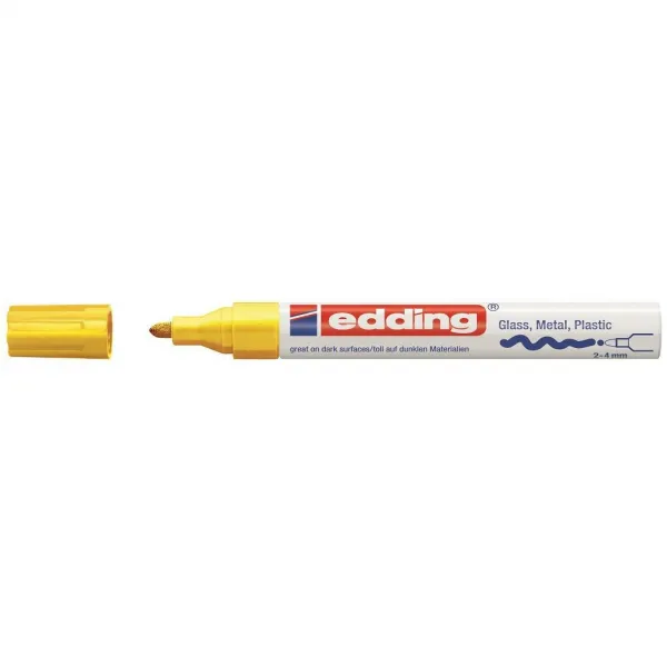 Lakový popisovač edding 750 žltý