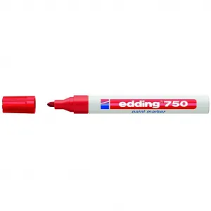 Lakový popisovač edding 750 červený