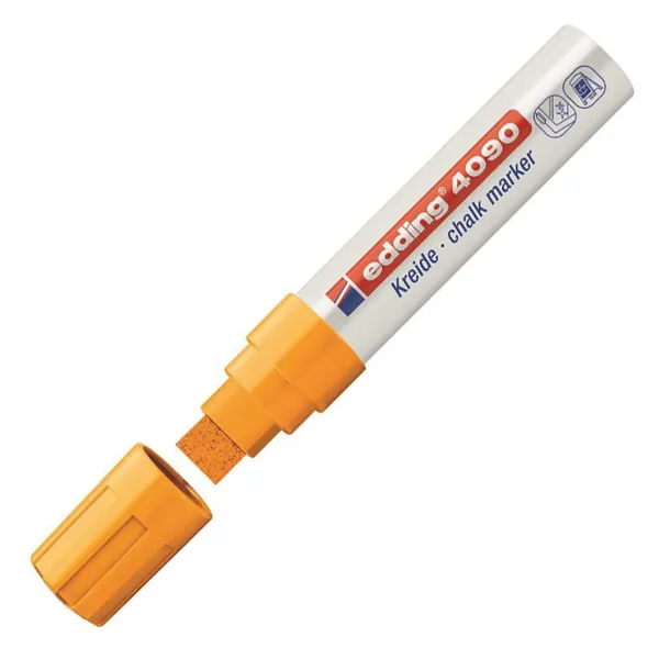 Popisovač na sklo edding 4090 neónovooranžový