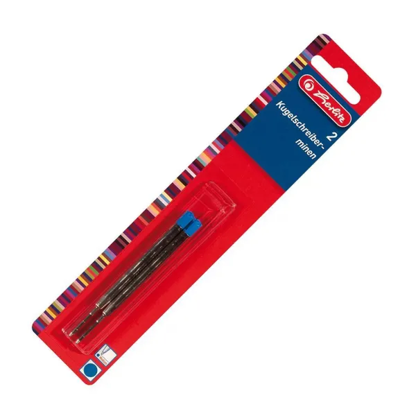 Herlitz Náhradná náplň do guľôčkového pera Herlitz 2 ks v blistri