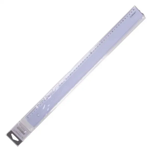 Pravítko Q-CONNECT 50cm transparentné