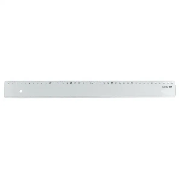 Pravítko Q-CONNECT 40cm transparentné