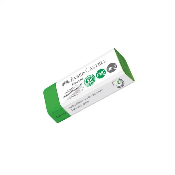 Faber-Castell Guma ECO Dust-free-PVC zelená