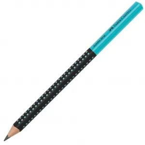 Faber-Castell Ceruzka Grip Jumbo/HB Two Tone čierna/tyrkysová 12ks