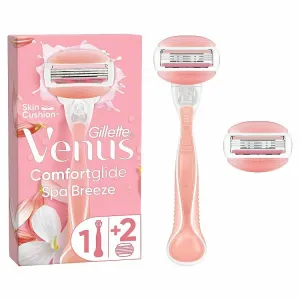 Gillette Venus ComfortGlide Spa Breeze holiaci strojček + 2 náhradné hlavice 1 ks