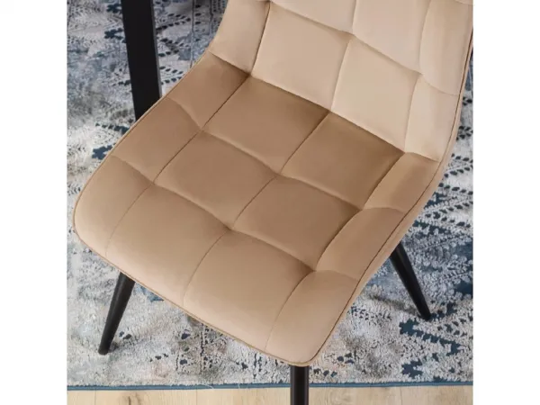 JAKS Jedálenská stolička béžová Chic velúr
