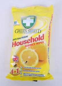 Green Shield čistiace utierky antibakteriálne 50 až 70 kusov