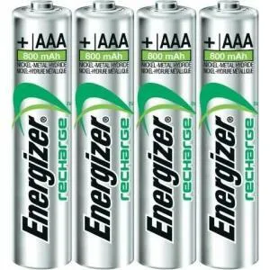 Nabíjateľné batérie Energizer AAA HR03 800 mAh