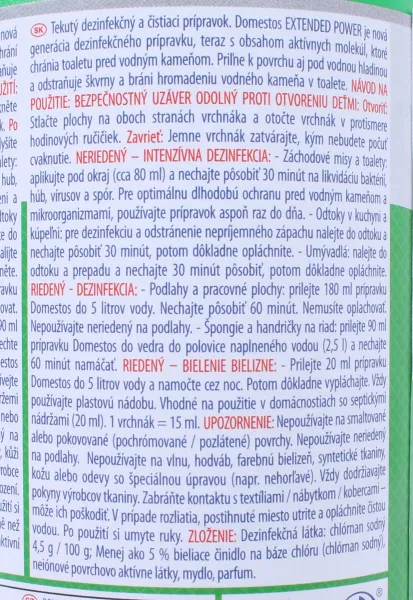 Domestos Pine Fresh WC čistiaci gél 750 ml
