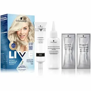 Schwarzkopf LIVE Intense Bleach odfarbovač na vlasy 00A Absolute Platinum 1 ks