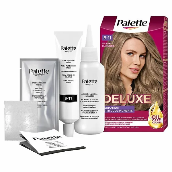 Schwarzkopf Palette farba na vlasy - Deluxe - 8-11 Cool Blonde
