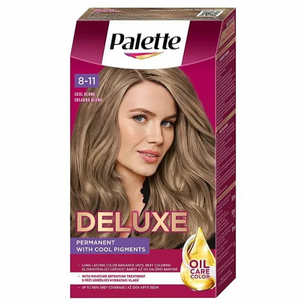 Schwarzkopf Palette farba na vlasy - Deluxe - 8-11 Cool Blonde