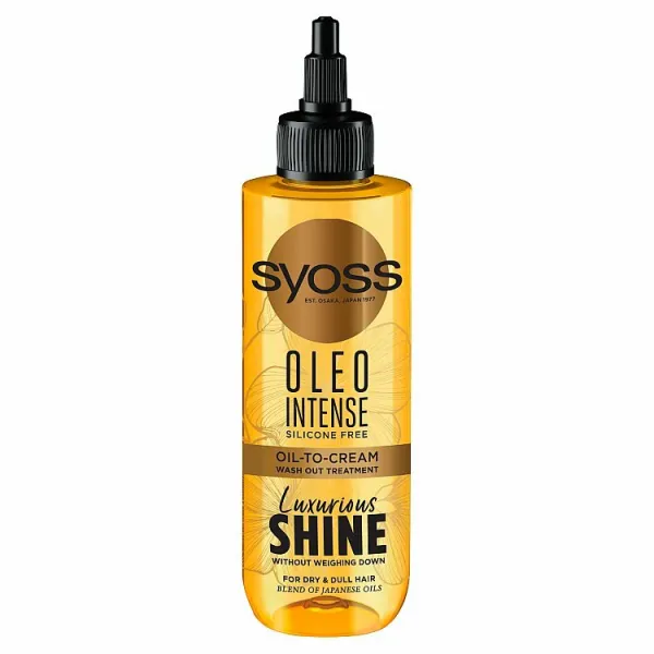 Syoss Oleo Intense Oil-To-Cream oplachová starostlivosť 200 ml