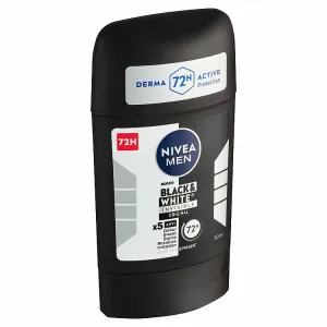 Nivea Men Black & White Invisible Original tuhý antiperspitant pre mužov 50 ml