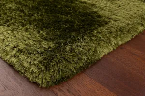 Koberec Plush Shaggy zelený