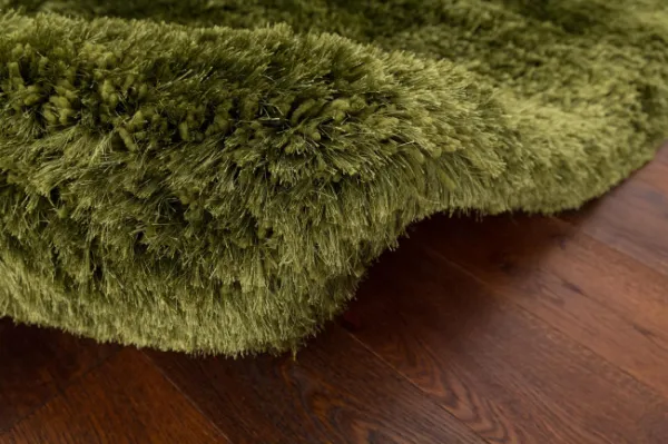 Koberec Plush Shaggy zelený