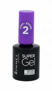 Rimmel Super Gel Step 2 vrchný ochranný lak na nechty s leskom 12 ml