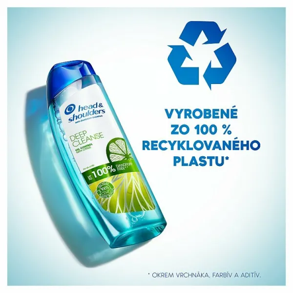 Šampón proti lupinám Head & Shoulders Deep Cleanse Oil Control – 300 ml