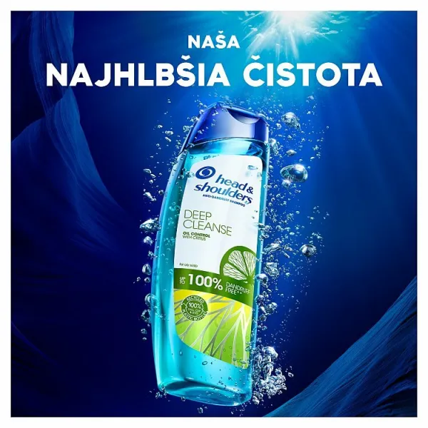 Šampón proti lupinám Head & Shoulders Deep Cleanse Oil Control – 300 ml