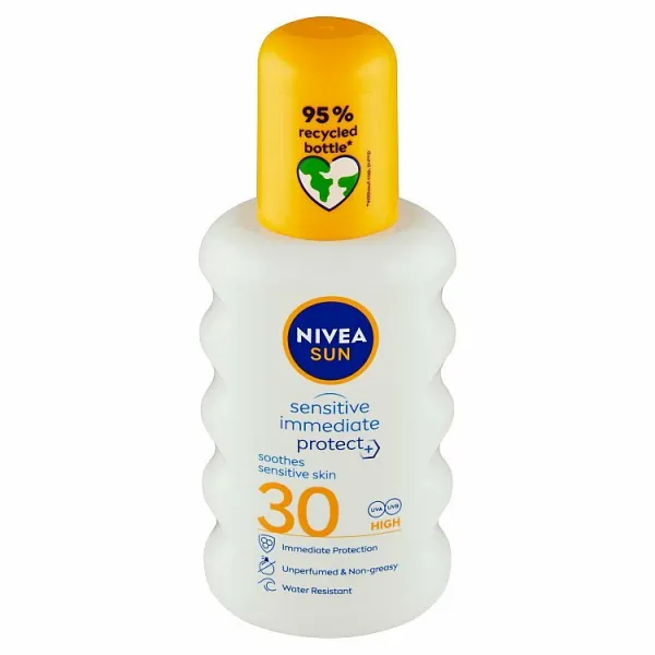 Nivea Sun Sensitive sprej na opaľovanie OF 30 200 ml