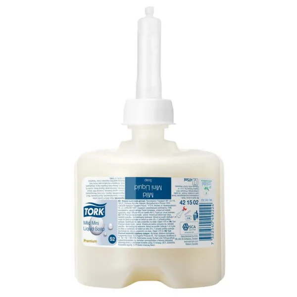 Tekuté mydlo TORK jemné 475 ml do mini dávkovača TORK Elevation svetložlté S2
