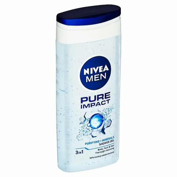 Nivea Men Pure Impact sprchový gél pre mužov 250 ml