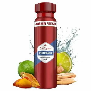 Old Spice Whitewater Dezodorant V Spreji Pre Mužov 150ml, 48 h Sviežosť a Bez Hliníka