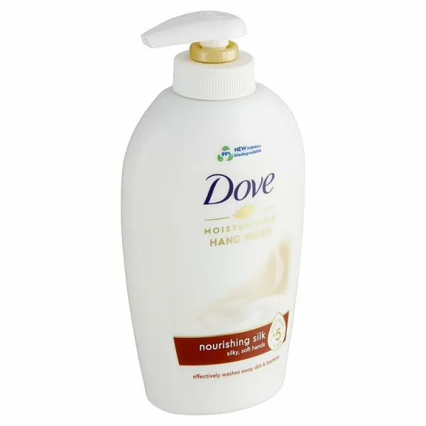 Dove Silk Fine tekuté mydlo s pumpičkou biela orchidea 250 ml