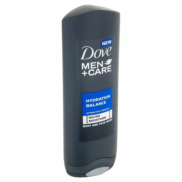 Dove Men+Care Hydration balance sprchovací gél na telo a tvár pre mužov 250 ml