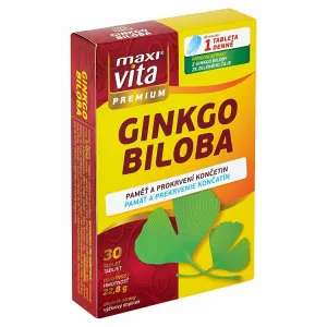 MaxiVita Premium Ginkgo biloba 30 tabliet 22,8 g