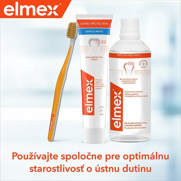 Elmex Caries Protection Whitening bieliaca zubná pasta s fluoridom 75 ml