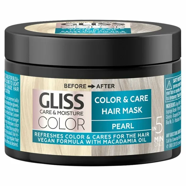 Gliss Color & Care maska na vlasy pre odfarbené blond až svetlé blond vlasy 150 ml
