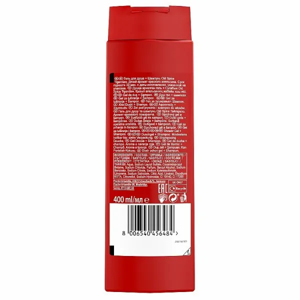 Old Spice Tiger Claw 3 v 1 Sprchový Gél a Šampó Pre Mužov 400ml