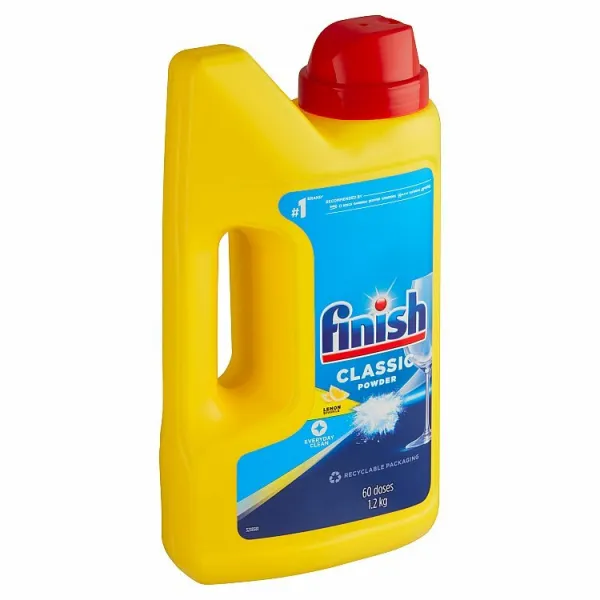 Finish Classic prášok do umývačky riadu Lemon Sparkle 1,2 kg 1ks