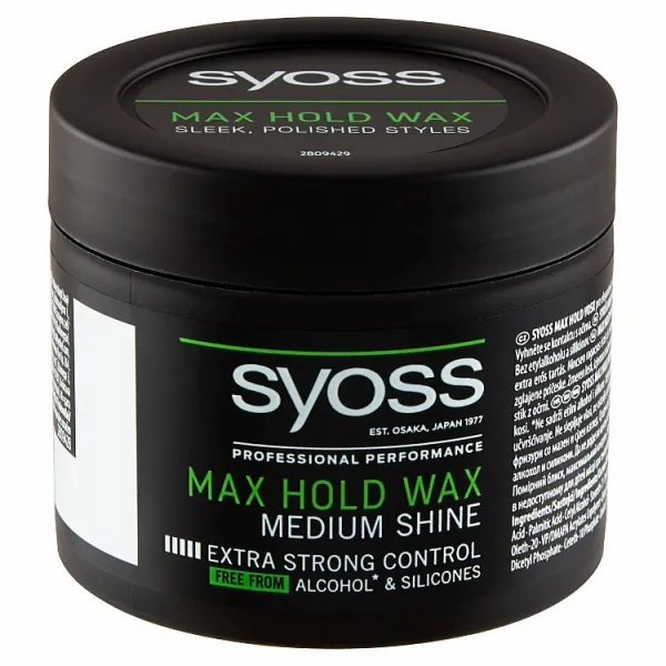 Syoss Max Hold stylingový vosk s extra silnou fixáciou 150 ml