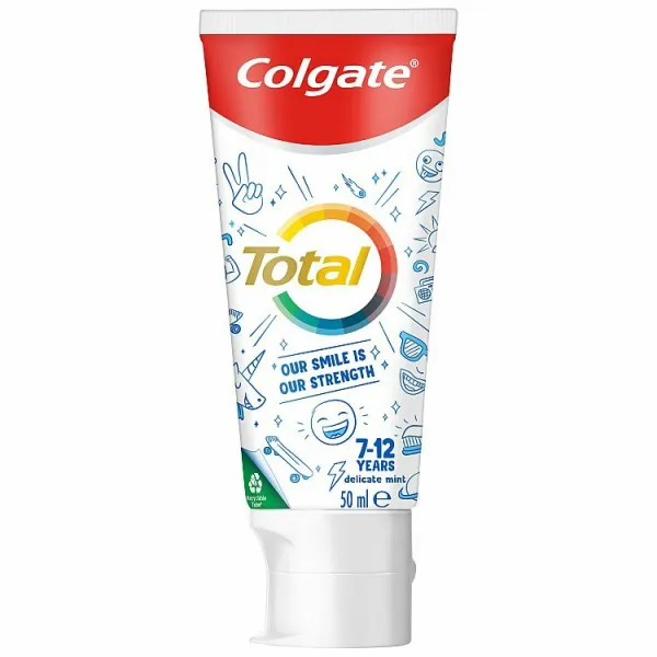 Colgate Total Junior detska zubná pasta pre deti vo veku 7 - 12 rokov 50ml