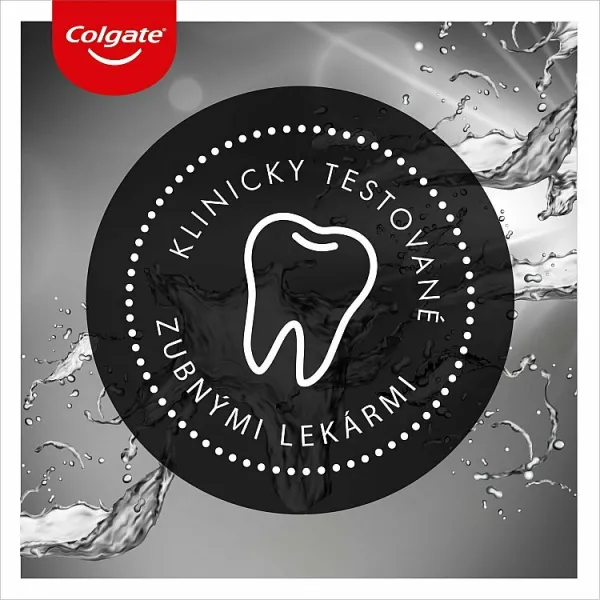 Colgate Plax Charcoal ústna voda proti zubnému povlaku a pre zdravé ďasná bez alkoholu 500 ml