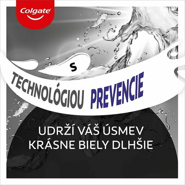 Colgate Plax Charcoal ústna voda proti zubnému povlaku a pre zdravé ďasná bez alkoholu 500 ml