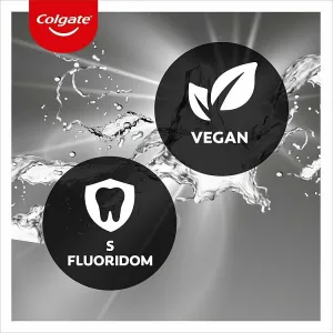 Colgate Plax Charcoal ústna voda proti zubnému povlaku a pre zdravé ďasná bez alkoholu 500 ml