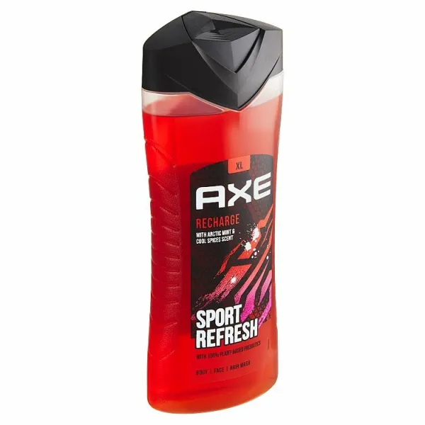 Axe Recharge Arctic Mint & Cool Spices osviežujúci sprchový gél 3v1 400 ml