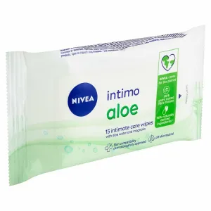 Nivea Intimo Aloe obrúsky na intímnu hygienu 15 ks