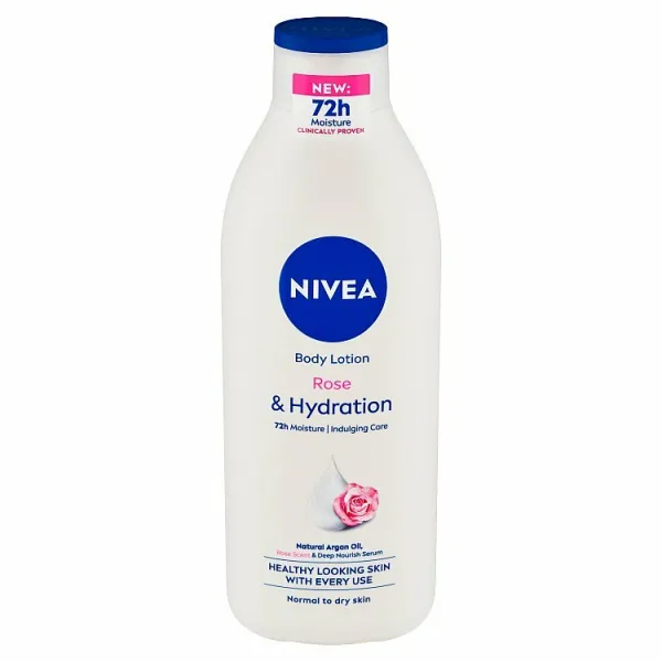Nivea Rose & Hydration telové mlieko 400 ml