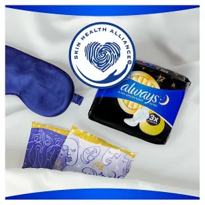 Always Ultra Hygienické Vložky Secure Night Extra (veľkosť 5) S Krídelkami 10Ks