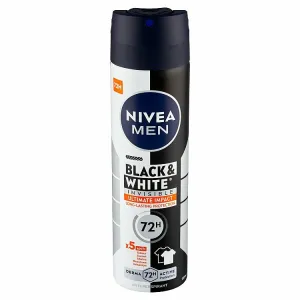 Nivea Men Black & White Invisible Ultimate Impact sprej antiperspirant 150 ml