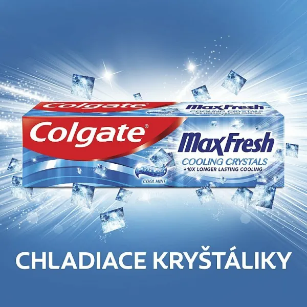 Colgate Max Fresh Cooling Crystals bieliaca zubná pasta 75 ml