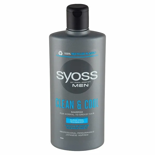 Syoss Men Clean Cool šampón 440 ml