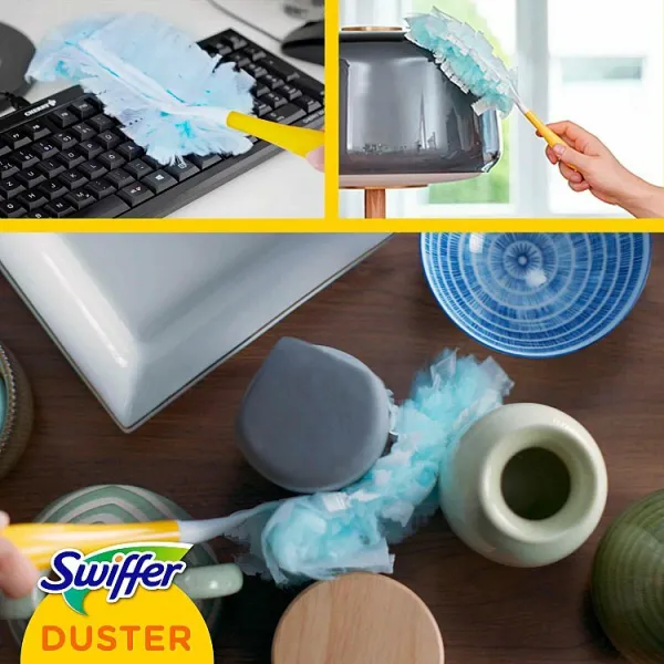 Swiffer Trap & Lock Súprava Na Utieranie Prachu (1 Rukoväť + 4 Náplní)
