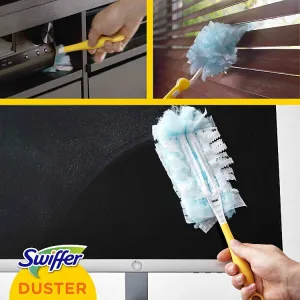 Swiffer Trap & Lock Súprava Na Utieranie Prachu (1 Rukoväť + 4 Náplní)