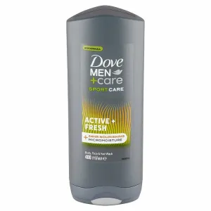 Dove Men+Care Sport Care Active + Fresh sprchovací gél na telo, tvár a vlasy 400 ml