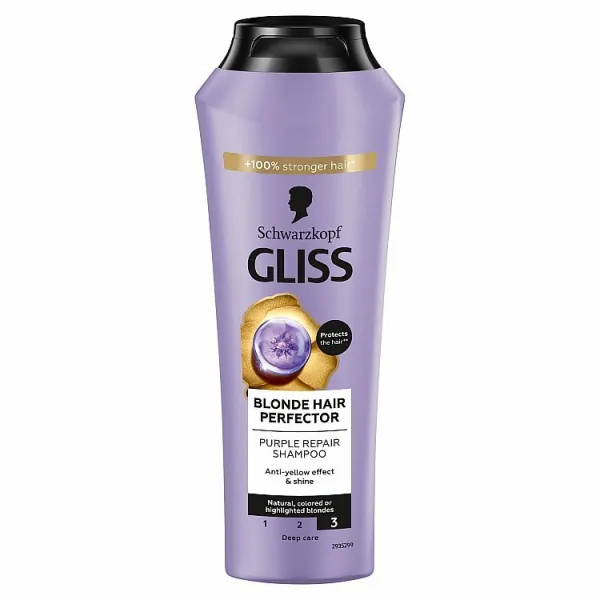Gliss Blonde Perfector šampón 250 ml